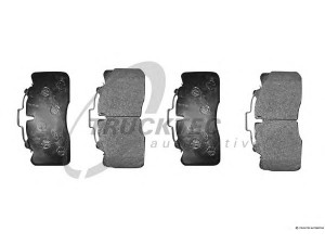 TRUCKTEC AUTOMOTIVE 01.35.253 stabdžių trinkelių rinkinys, diskinis stabdys
003 420 1320, 003 420 5020