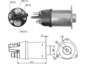 MAGNETI MARELLI 940113050493 solenoidinis jungiklis, starteris