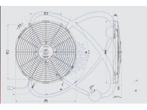 ELECTRO AUTO 32D0036 ventiliatorius, radiatoriaus