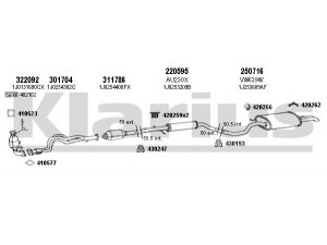 KLARIUS 931228E išmetimo sistema