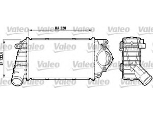 VALEO 817486 tarpinis suslėgto oro aušintuvas, kompresorius 
 Variklis -> Oro tiekimas -> Įkrovos agregatas (turbo/superįkrova) -> Tarpinis suslėgto oro aušintuvas
6E0145805B, 6E0145805B
