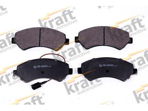 KRAFT AUTOMOTIVE 6003428 stabdžių trinkelių rinkinys, diskinis stabdys 
 Techninės priežiūros dalys -> Papildomas remontas
4253 76, 4254 64, 77364161, 77364319