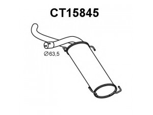 VENEPORTE CT15845 galinis duslintuvas 
 Išmetimo sistema -> Duslintuvas
1357263080, 1358084080, 1730W9