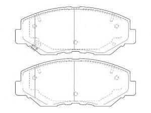 WAGNER WBP23868A stabdžių trinkelių rinkinys, diskinis stabdys 
 Techninės priežiūros dalys -> Papildomas remontas
45022-S9A-E50, 45022-S9A-E60, 45022S9AA00