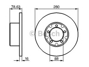 BOSCH 0 986 478 201 stabdžių diskas 
 Dviratė transporto priemonės -> Stabdžių sistema -> Stabdžių diskai / priedai
601 420 00 72, 601 420 02 72, 601 421 50 12