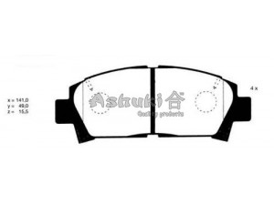 ASHUKI T114-12 stabdžių trinkelių rinkinys, diskinis stabdys 
 Techninės priežiūros dalys -> Papildomas remontas
V9118A037, 0 986 424 799/BOSCH