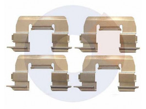 CARRAB BRAKE PARTS 2400 priedų komplektas, diskinių stabdžių trinkelės 
 Stabdžių sistema -> Diskinis stabdys -> Stabdžių dalys/priedai