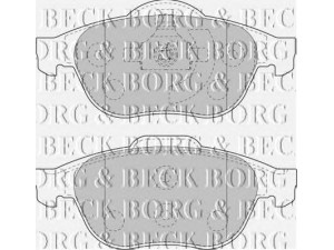 BORG & BECK BBP1764 stabdžių trinkelių rinkinys, diskinis stabdys 
 Techninės priežiūros dalys -> Papildomas remontas
410607613R, 410607716R, 7701206599