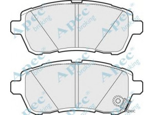 APEC braking PAD1626 stabdžių trinkelių rinkinys, diskinis stabdys 
 Techninės priežiūros dalys -> Papildomas remontas
04465-B1120, 04465-B1320, 04465B1120