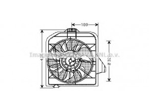 AVA QUALITY COOLING CR7503 ventiliatorius, radiatoriaus 
 Aušinimo sistema -> Oro aušinimas
4809171AF