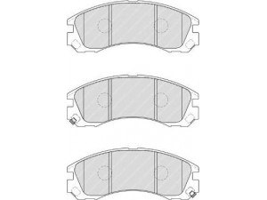 FERODO FDB1993 stabdžių trinkelių rinkinys, diskinis stabdys 
 Techninės priežiūros dalys -> Papildomas remontas
4253.87, 425387, 425388, 4254.30
