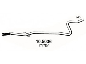 ASSO 10.5036 išleidimo kolektorius 
 Išmetimo sistema -> Išmetimo vamzdžiai
1717CQ, 1717EV, 1717H9, 1717HG