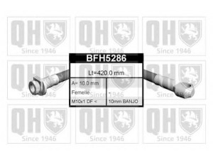 QUINTON HAZELL BFH5286 stabdžių žarnelė 
 Stabdžių sistema -> Stabdžių žarnelės
FBH 6312, 46211-31G11