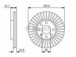 BOSCH 0 986 479 R76 stabdžių diskas 
 Dviratė transporto priemonės -> Stabdžių sistema -> Stabdžių diskai / priedai
5 69 059, 90497879, 9117677, 9117677