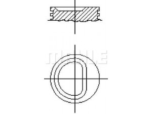 MAHLE ORIGINAL S25011 stūmoklis 
 Variklis -> Cilindrai/stūmokliai
7703728