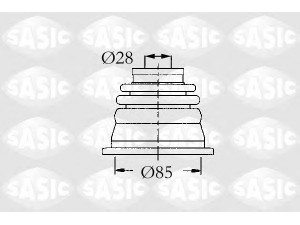 SASIC 4003451 gofruotoji membrana, kardaninis velenas 
 Ratų pavara -> Gofruotoji membrana
7701466983