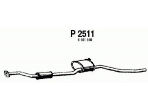 FENNO P2511 vidurinis duslintuvas 
 Išmetimo sistema -> Duslintuvas
6161556, 6161558