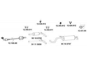 EBERSPÄCHER 12_1276_10 išmetimo sistema 
 Išmetimo sistema -> Išmetimo sistema, visa