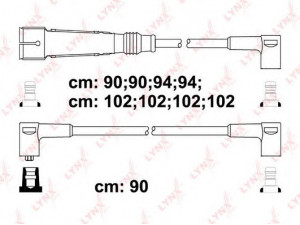 LYNXauto SPC5315 uždegimo laido komplektas
1161501219, 1161501319, A 1161501219