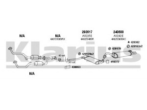 KLARIUS 940436E išmetimo sistema 
 Išmetimo sistema -> Išmetimo sistema, visa