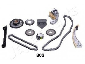 JAPANPARTS KDK-802 pavaros grandinės komplektas 
 Variklis -> Variklio uždegimo laiko reguliavimo kontrolė -> Sinchronizavimo grandinė/įtempiklis/kreiptuvas -> Pavaros grandinės komplektas
12631-77E00, 12741-77E00, 12745-77E00