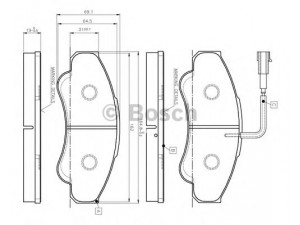 BOSCH 0 986 TB2 431 stabdžių trinkelių rinkinys, diskinis stabdys 
 Techninės priežiūros dalys -> Papildomas remontas
4252 45, 77362216, 9949362, 9949517