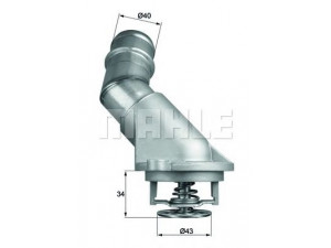 MAHLE ORIGINAL TI 211 92D termostatas, aušinimo skystis 
 Aušinimo sistema -> Termostatas/tarpiklis -> Thermostat
628 203 01 75