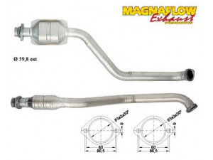 MAGNAFLOW 80677D katalizatoriaus keitiklis 
 Išmetimo sistema -> Katalizatoriaus keitiklis
18312245410
