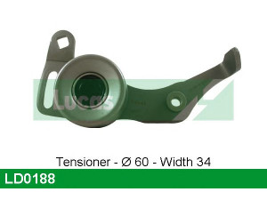 LUCAS ENGINE DRIVE LD0188 įtempiklio skriemulys, paskirstymo diržas