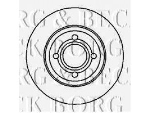BORG & BECK BBD4971 stabdžių diskas 
 Dviratė transporto priemonės -> Stabdžių sistema -> Stabdžių diskai / priedai
8A0615301, 8A0615301D, 8AO615301