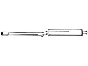 AKS DASIS SG12449 vidurinis duslintuvas