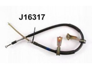 NIPPARTS J16317 trosas, stovėjimo stabdys 
 Stabdžių sistema -> Valdymo svirtys/trosai
46430-28160