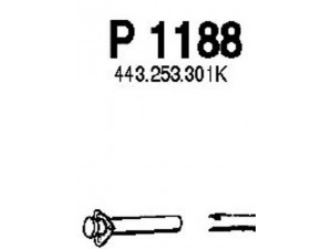 FENNO P1188 išleidimo kolektorius 
 Išmetimo sistema -> Išmetimo vamzdžiai
443253301K