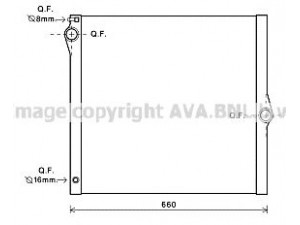 AVA QUALITY COOLING BW2436 radiatorius, variklio aušinimas 
 Aušinimo sistema -> Radiatorius/alyvos aušintuvas -> Radiatorius/dalys
17117571987, 17117585036