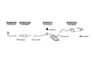 VENEPORTE 550236 išmetimo sistema