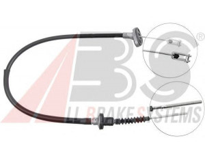 A.B.S. K25090 sankabos trosas 
 Dviratė transporto priemonės -> Kabeliai ir tachometro velenaai -> Sankabos trosas
96315242