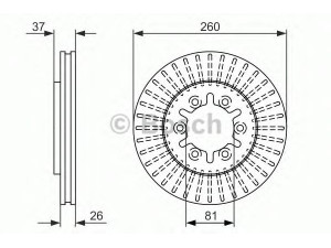 BOSCH 0 986 479 605 stabdžių diskas 
 Dviratė transporto priemonės -> Stabdžių sistema -> Stabdžių diskai / priedai
40206 02N01, 40206 2S401