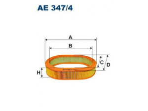 FILTRON AE347/4 oro filtras 
 Techninės priežiūros dalys -> Techninės priežiūros intervalai
12G3699, GFE1103