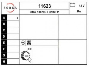 EAI 11623 starteris
