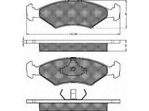 BSF 10274 stabdžių trinkelių rinkinys, diskinis stabdys 
 Techninės priežiūros dalys -> Papildomas remontas
1595523, 5015919, 5018194, 5018899