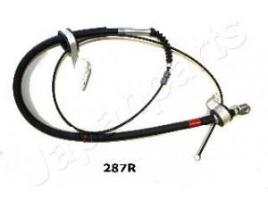 JAPANPARTS BC-287R trosas, stovėjimo stabdys 
 Stabdžių sistema -> Valdymo svirtys/trosai
4642017050