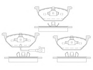 KOSHIMO 1850.0058151 stabdžių trinkelių rinkinys, diskinis stabdys 
 Techninės priežiūros dalys -> Papildomas remontas
1J0698151D, 1J0698151E