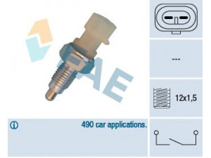 FAE 40830 jungiklis, atbulinės eigos žibintas 
 Elektros įranga -> Šviesų jungikliai/relės/valdymas -> Šviesų jungiklis/svirtis
71739582, 71719525, 71739582, 71745445