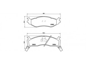 BREMBO P 11 006 stabdžių trinkelių rinkinys, diskinis stabdys 
 Techninės priežiūros dalys -> Papildomas remontas
4423715, 4423725, 4773575