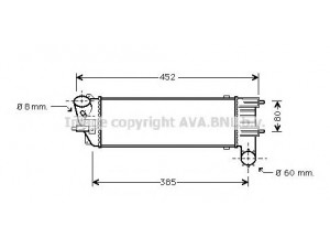 AVA QUALITY COOLING PE4204 tarpinis suslėgto oro aušintuvas, kompresorius 
 Variklis -> Oro tiekimas -> Įkrovos agregatas (turbo/superįkrova) -> Tarpinis suslėgto oro aušintuvas
0384F3, E256077, 0384F3, E256077