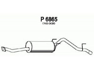 FENNO P6865 galinis duslintuvas 
 Išmetimo sistema -> Duslintuvas
17405-54390