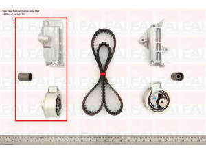 FAI AutoParts TBK168 paskirstymo diržo komplektas 
 Techninės priežiūros dalys -> Papildomas remontas