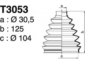 DEPA T3053 gofruotoji membrana, kardaninis velenas
3D0498203A, 7L6498203