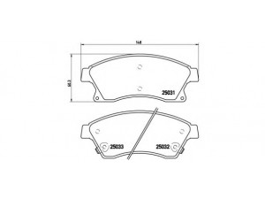 BREMBO P 59 076 stabdžių trinkelių rinkinys, diskinis stabdys 
 Techninės priežiūros dalys -> Papildomas remontas
13301207, 13412272, 542120, 95516191