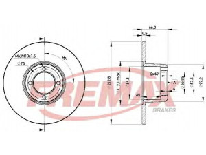 FREMAX BD-8266 stabdžių diskas 
 Stabdžių sistema -> Diskinis stabdys -> Stabdžių diskas
FAM6589, FAM8266